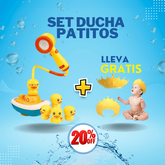 Set Ducha Patitos + Obsequio 👑